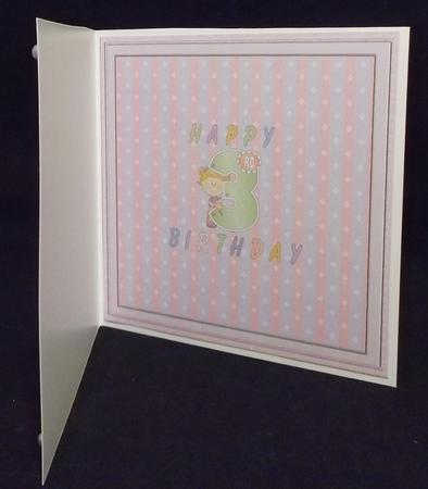 Happy 3rd Birthday Insert to Match Cup600545_719 by Suzi Cooper