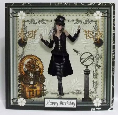 Steampunk Girl Topper by Suzi Cooper