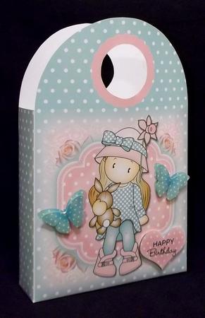 Chloe with Bunny Large Gift Bag by Suzi Cooper