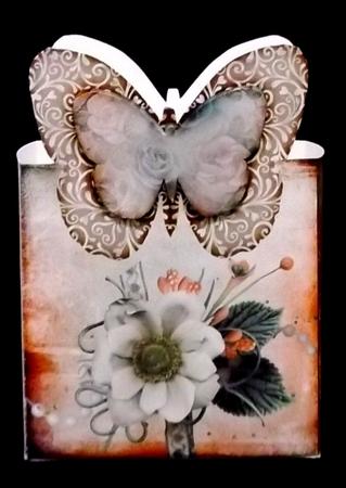 Butterfly - Shape Pinchbag 129 by Suzi Cooper