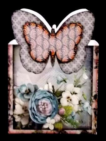 Butterfly - Shape Pinchbag 127 by Suzi Cooper