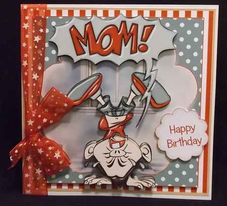 Mom!! the Tantrum Card Front Kit by Suzi Cooper