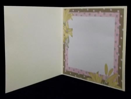 Easter Blessings Cross with Daffodils 8x8 Insert by Suzi Cooper