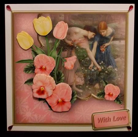 Spring Bouquet Card Front by Suzi Cooper