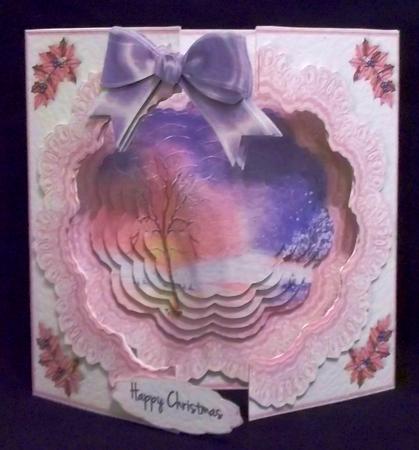 Open Fronts 7x7" Gatefold Card Kit - Winter Pond by Suzi Cooper