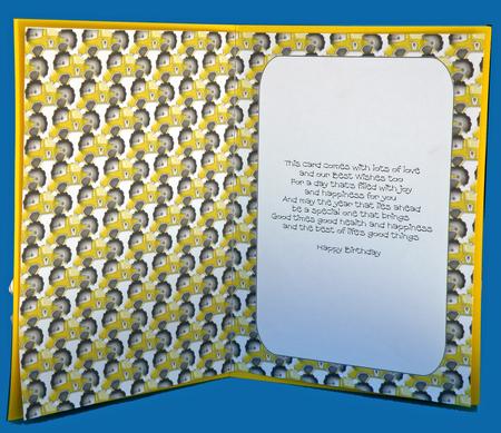 Yellow Monster Truck Insert by Suzi Cooper