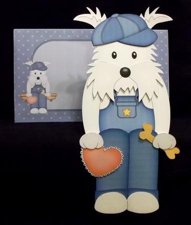3D on the Shelf Card Kit - Jock Westie Dog by Suzi Cooper