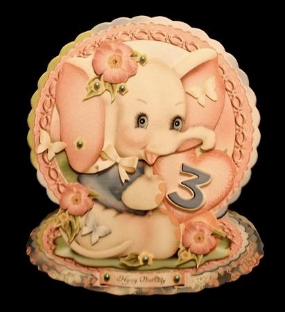 Cute Vintage Elephant for Kids by Suzi Cooper