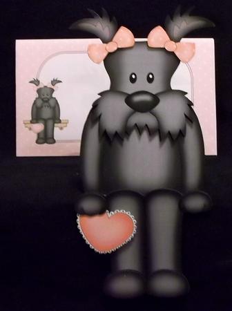 3D on the Shelf Card Kit - Maisie Scottie Dog by Suzi Cooper