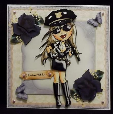 Hot Fuzz Gorgeous Card Front Kit by Suzi Cooper