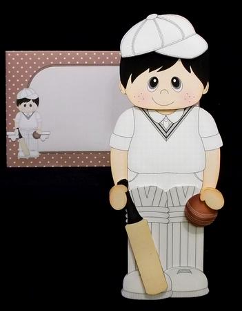 3D on the Shelf Card Kit - Cricket Boy Toby by Suzi Cooper
