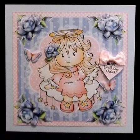 Angel Birthday Topper by Suzi Cooper