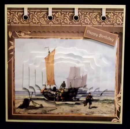 Bringing in the Haul of Fish Card by Suzi Cooper