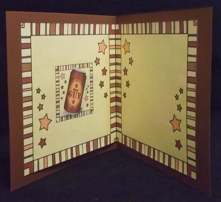 Great Guy Beer Can Matching Square Insert by Suzi Cooper