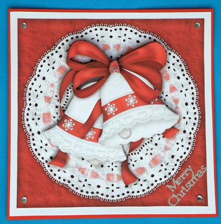Red Bells Quick Card by Suzi Cooper