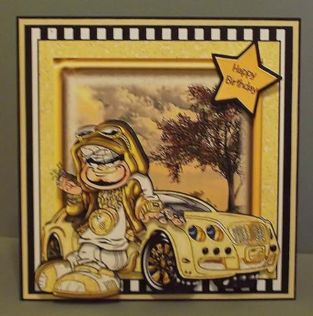 King Bling! Card Front Kit by Suzi Cooper