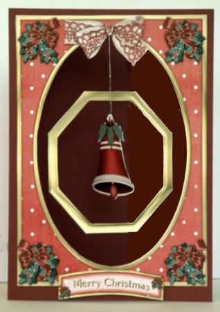 Christmas Bell Double Dangler by Suzi Cooper