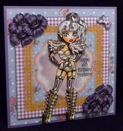 Gorgeous Riot Rachel Card Front Kit by Suzi Cooper