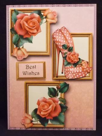 Spotty Shoes & Downton Roses Frame Trio by Suzi Cooper