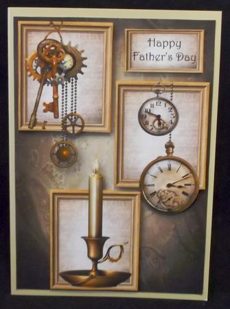 Vintage Keys & Watches - Male Frame Trio by Suzi Cooper
