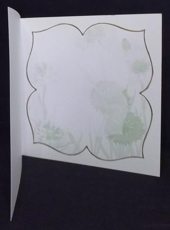 Cornflowers Olive Large Blooms 8inch Insert Panel by Suzi Cooper