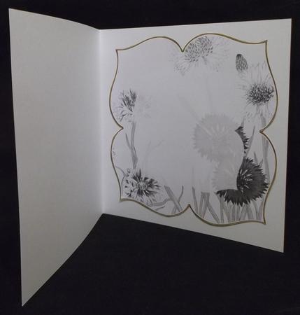 Cornflowers Silver Large Blooms 8inch Insert Panel by Suzi Cooper
