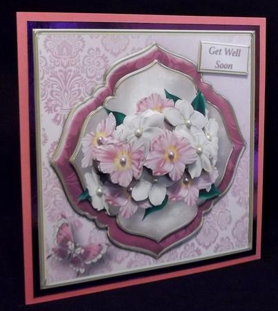 Pink and Cream Posy Stacked Layers Mini Kit by Suzi Cooper