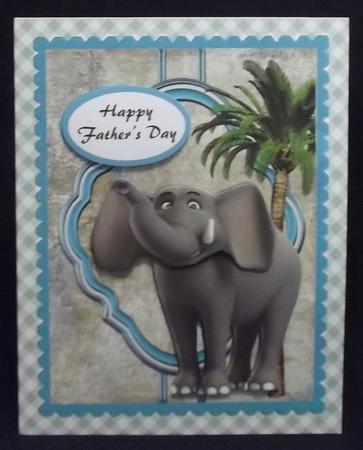 Elephant Male Topper by Suzi Cooper