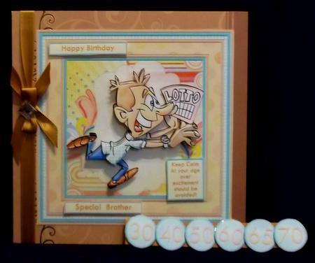 Lottery Winner All Occasions 8x8 Mini Kit, Ages & Decoupage by Suzi Cooper