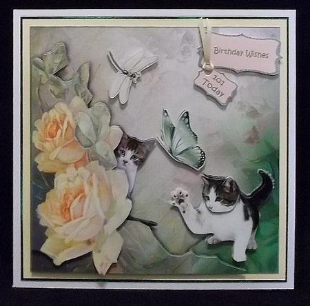 Cats and Flowers by Suzi Cooper