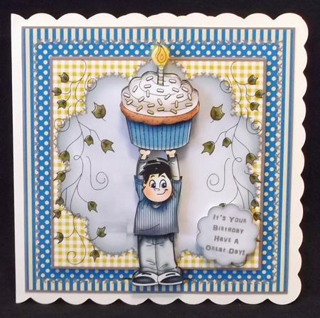 Cupcake Celebration Card Front Kit by Suzi Cooper