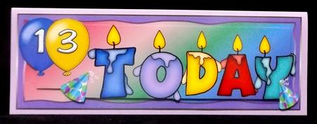 13 Today Candles by Suzi Cooper