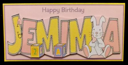 Cute Bunny with Baby Bottle Jemima Large Dl by Suzi Cooper