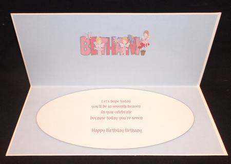 Little Fairies Bethany Large Dl Insert by Suzi Cooper