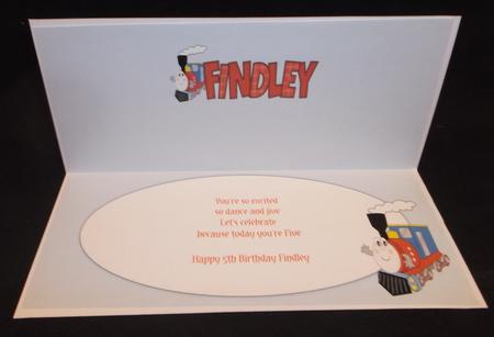 Terry the Train Findley Large Dl Insert by Suzi Cooper
