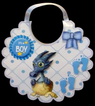 Baby Bib Blue by Suzi Cooper
