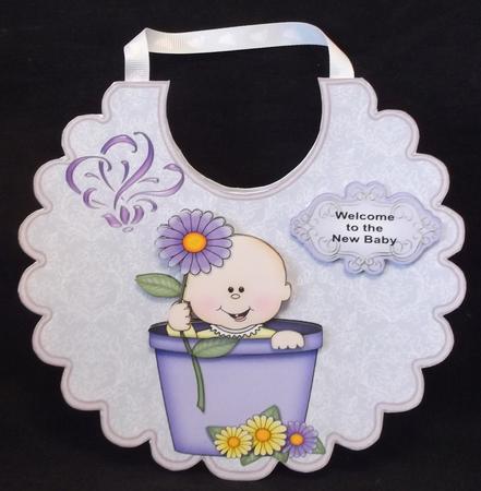 Baby Bib Lavender by Suzi Cooper