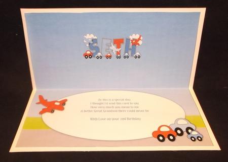 Little Cars & Planes Seth Large Dl Insert by Suzi Cooper