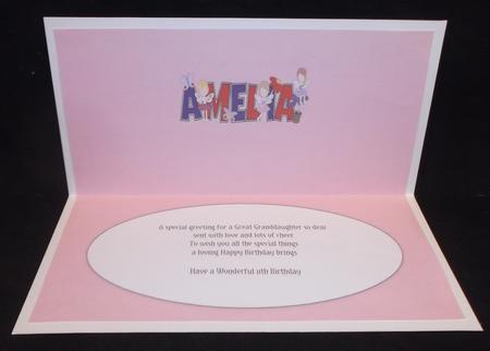 Little Fairies Amelia Large Dl Insert by Suzi Cooper