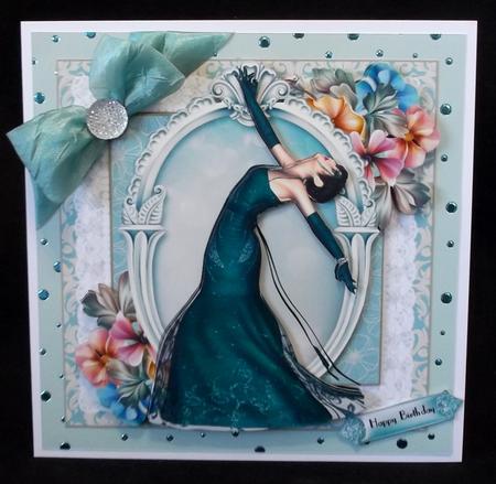 The Art Deco Beauty Card Front Kit by Suzi Cooper