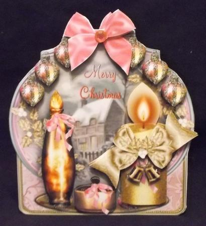 The Joy of Christmas Card Topper by Suzi Cooper