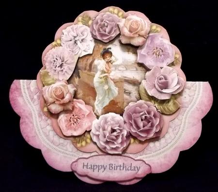Morning Mist in Pink - Wobble Card Mini-kit by Suzi Cooper