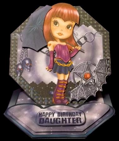 Gothica Mini Easel Card Kit - Gothic by Suzi Cooper