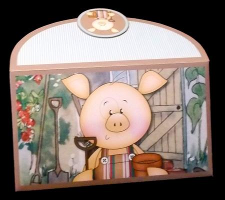 Piggin' Gardening Money Wallet by Suzi Cooper