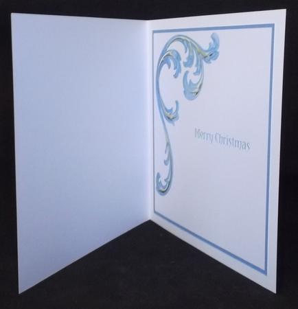 Lilac Corner Blue Insert 8x8 by Suzi Cooper