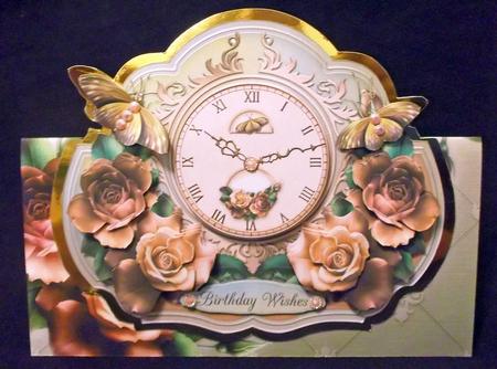 Antique Roses Clock by Suzi Cooper