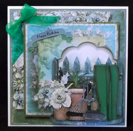 The Garden Card Front Kit by Suzi Cooper