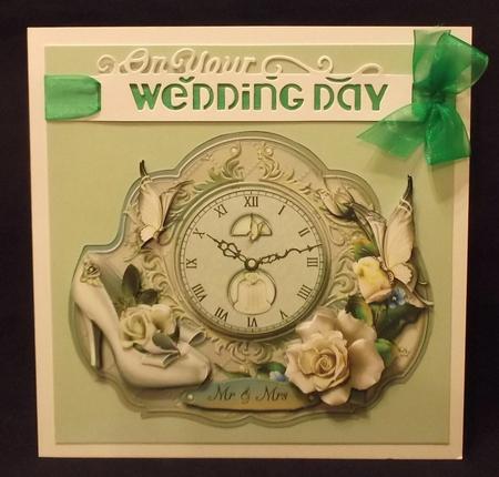 The Cream Wedding Clock by Suzi Cooper