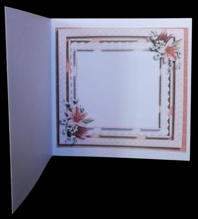 Incert with Pink Flowers  by Suzi Cooper