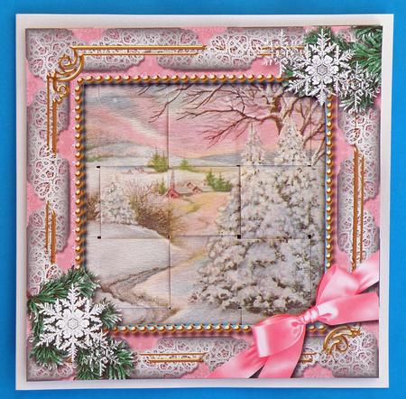 Christmas Stream Snow 3D Paper Weaving Kit by Suzi Cooper